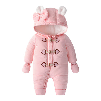 Baby Onesie Horn Buckle Crawling Suit