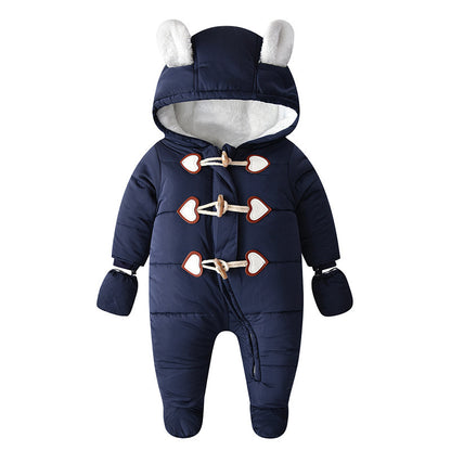 Baby Onesie Horn Buckle Crawling Suit