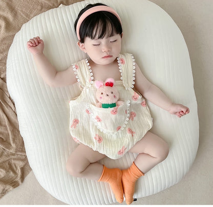 Cute Baby Gauze Rompers